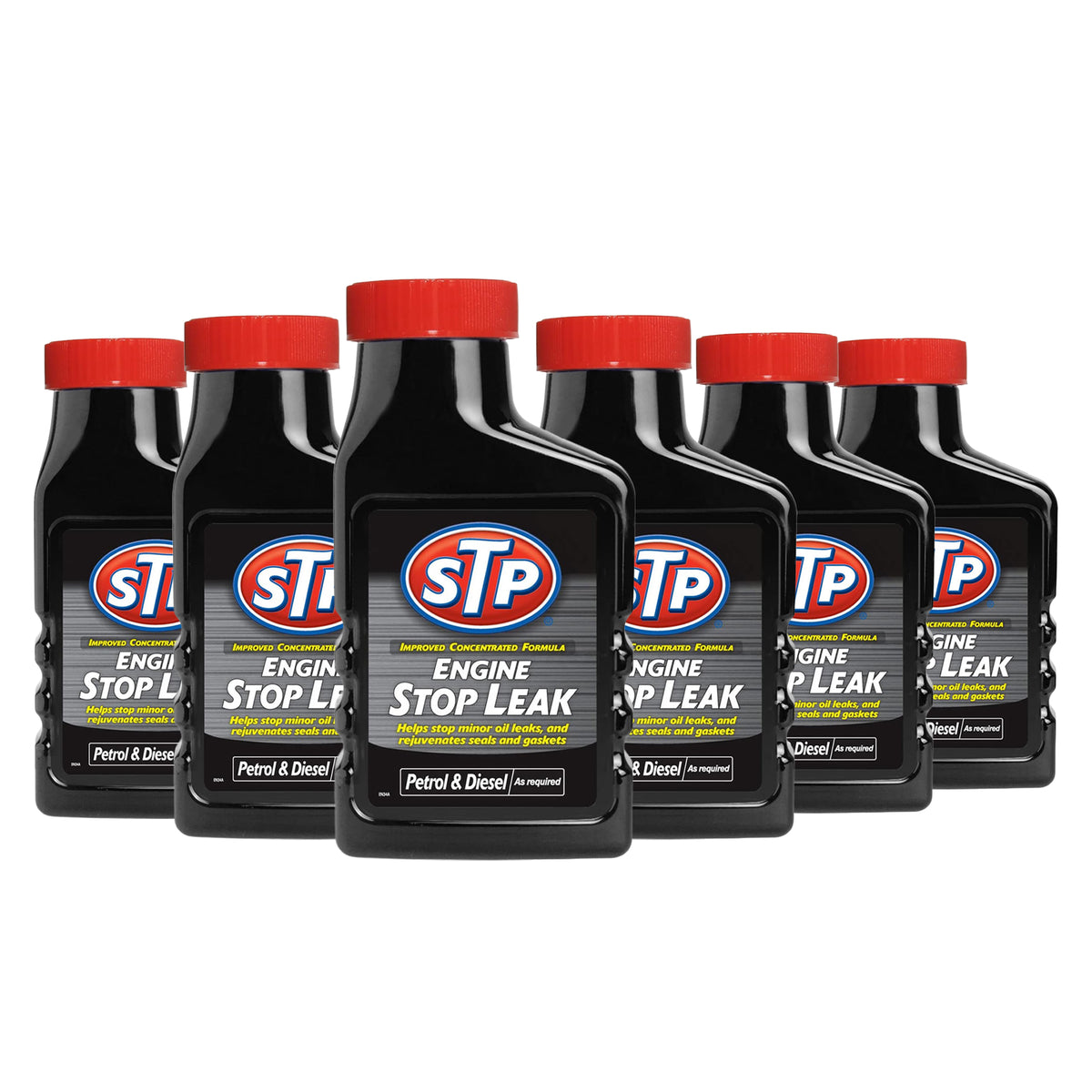 STP Engine Stop Leak 300ml Petrol & Diesel Engine Oil Additive for Minor Leaks