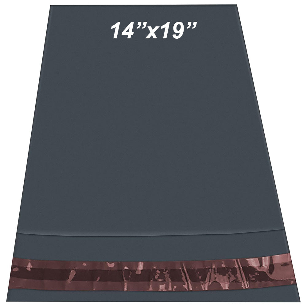 100 Grey Mailing Bags 14” x 19” – Large Self Seal Shipping Poly Postal Bags