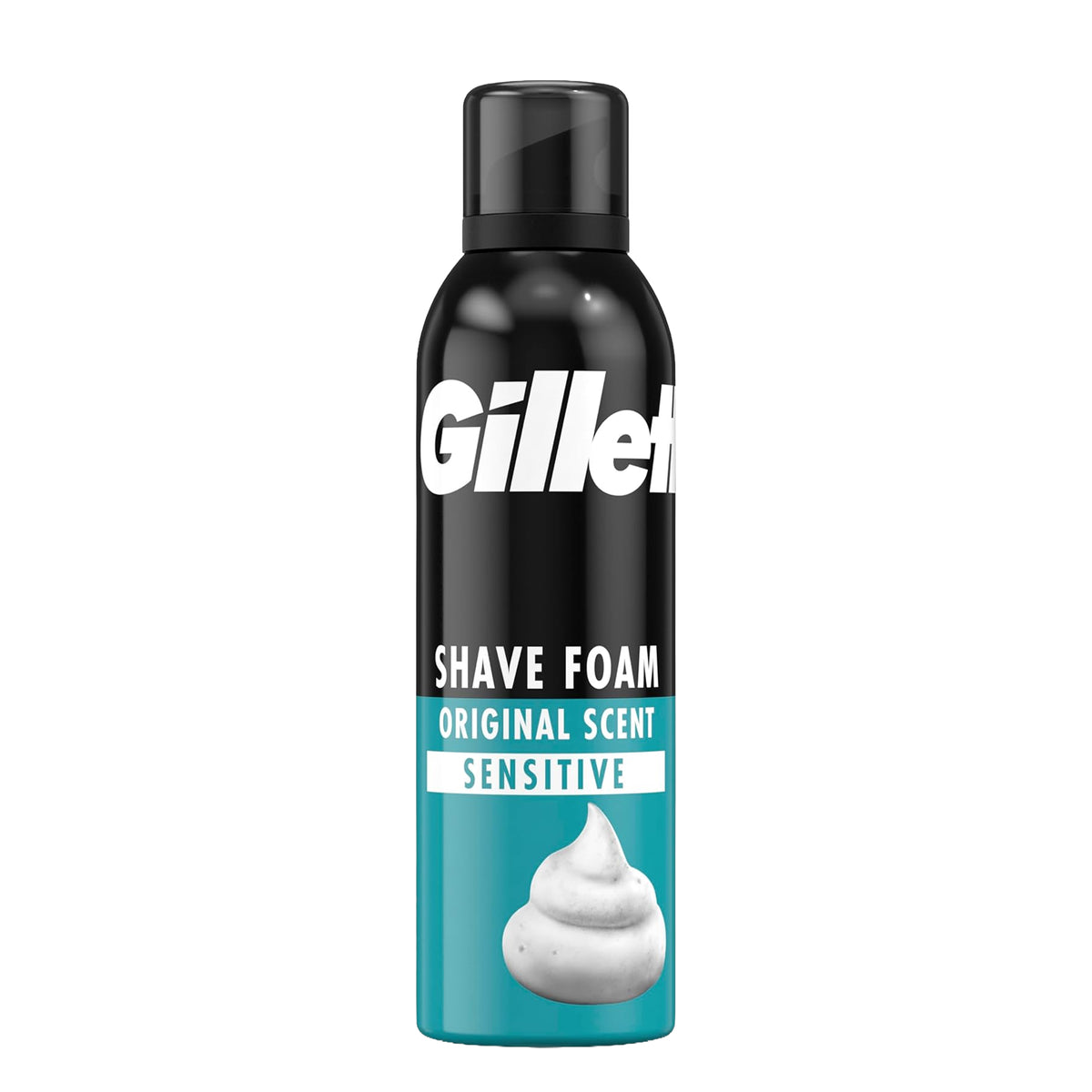 Gillette Classic Sensitive Shave Foam 200ml Men's Shaving Foam with Aloe Vera