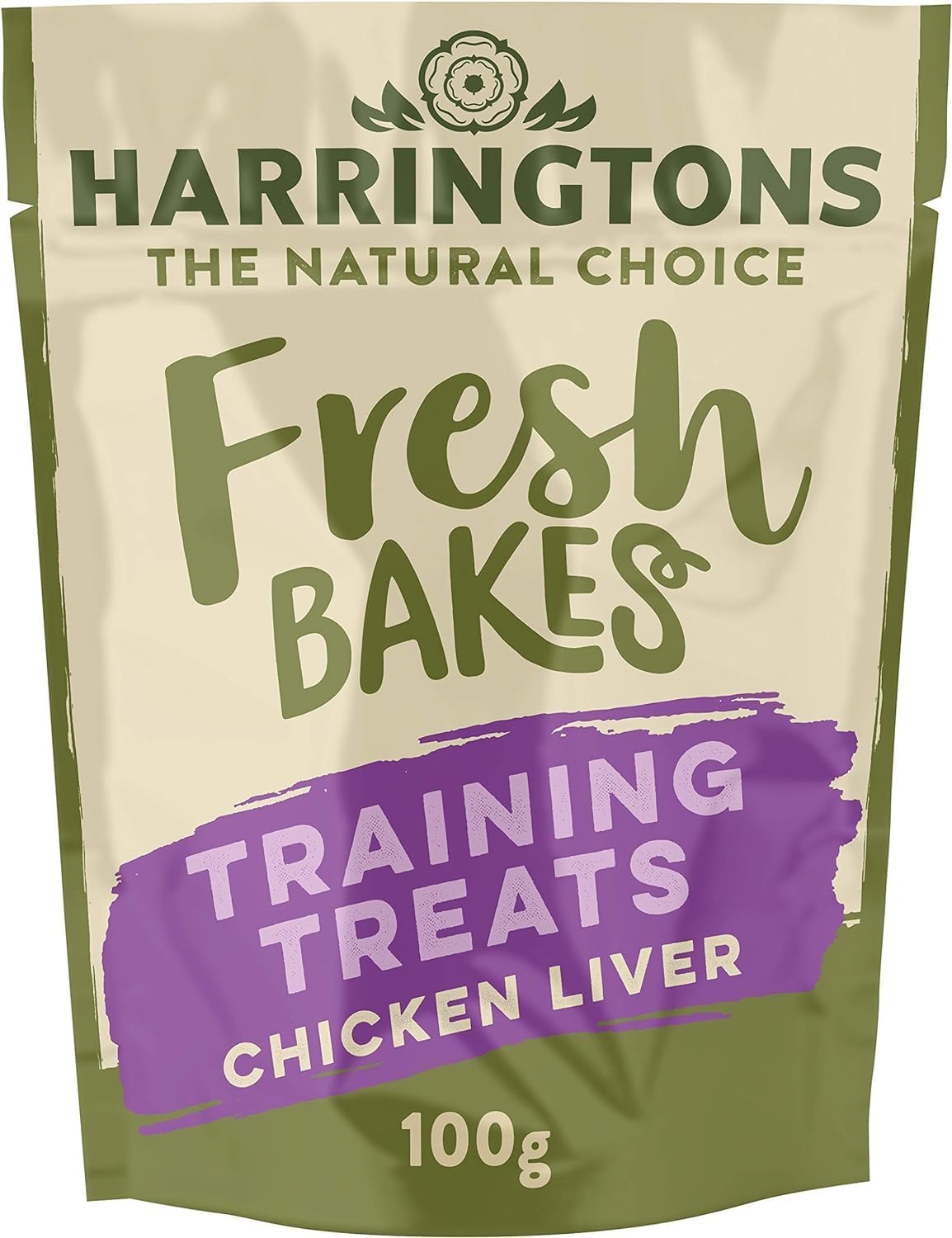 Harringtons Fresh Bakes Grain Free Chicken Liver Training Dog Treats 100g Pack of 9