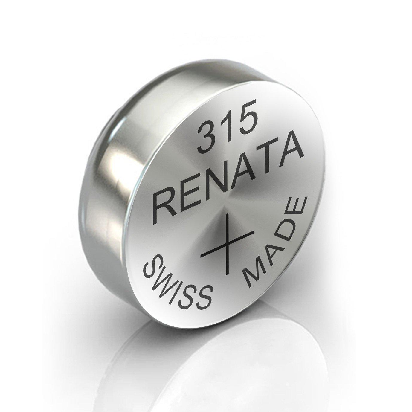 Renata 315 Watch Battery Swiss Made Silver Coin SR716SW 1.55V All Pack
