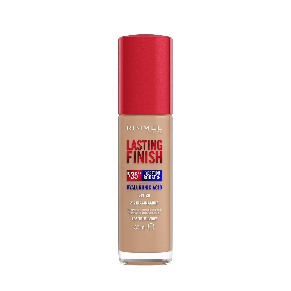 Rimmel Lasting Finish 35Hr Foundation 103 True Ivory SPF20