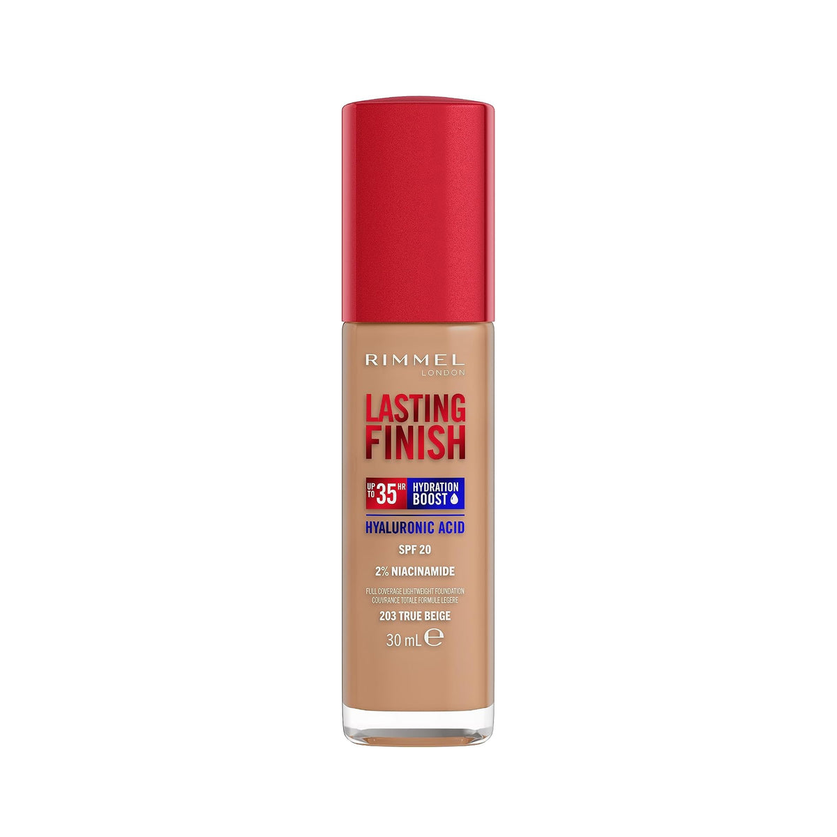 Rimmel Lasting Finish 35Hr Foundation 203 True Beige SPF20