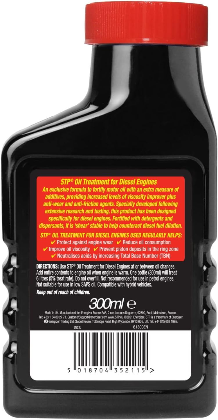 STP Oil Treatment for Diesel Engines 300ml Anti-Wear & Engine Protection