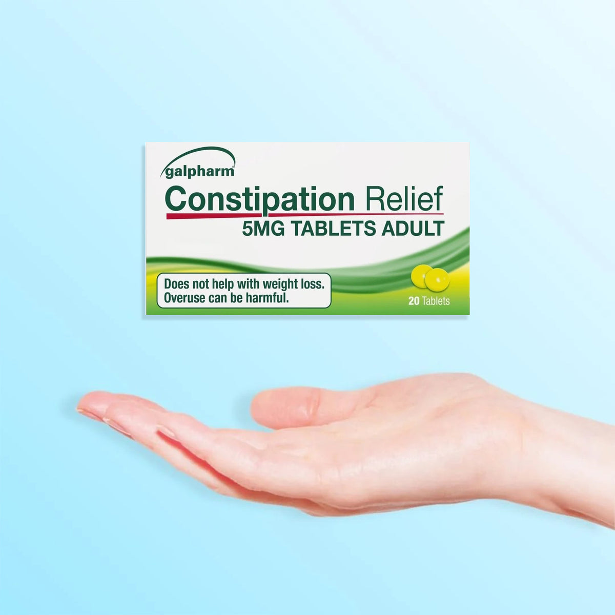 Galpharm Constipation Relief Tablets 5mg Bisacodyl Gastro-Resistant Laxative