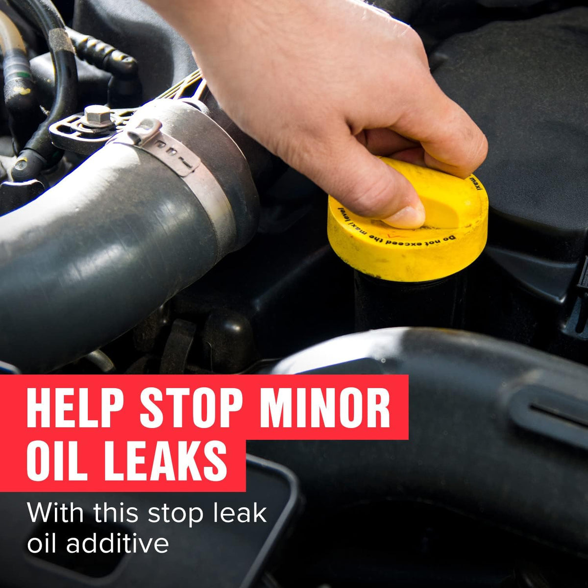 STP Engine Stop Leak 300ml Petrol & Diesel Engine Oil Additive for Minor Leaks