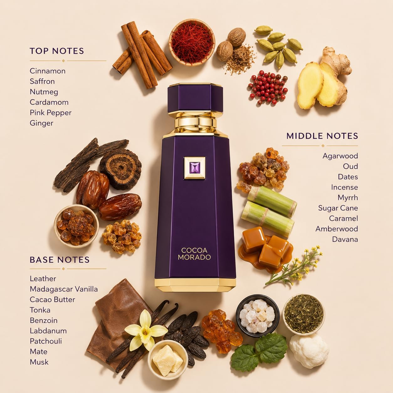 French Avenue Cocoa Morado EDP 100ml Oriental Woody Perfume