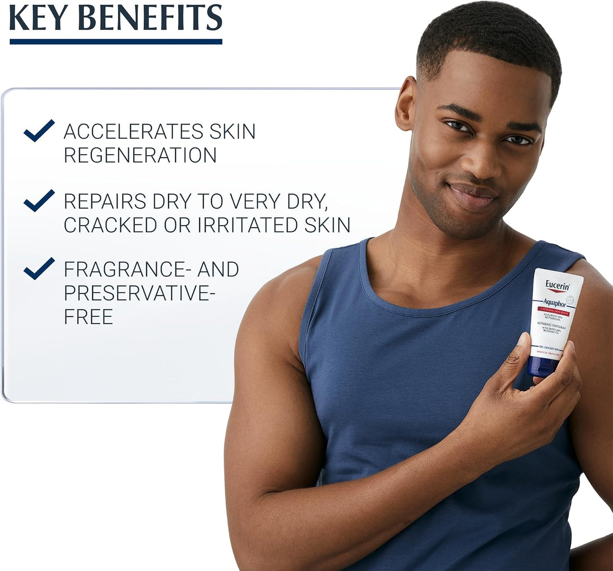 Eucerin Aquaphor Soothing Skin Balm 45ml Dry Skin Repairing Ointment