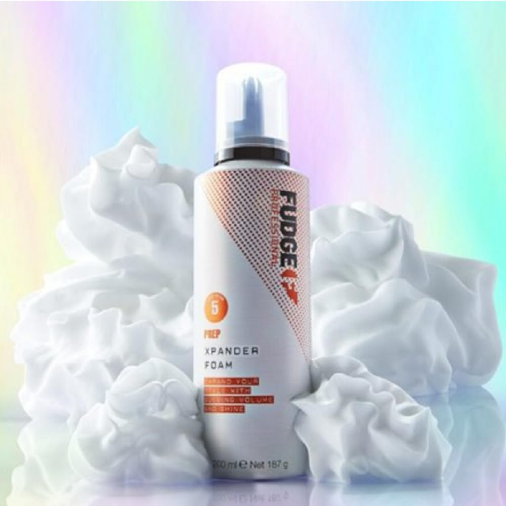 Fudge Professional Xpander Foam Volumizing Hair Mousse 200ml for Heat Protection