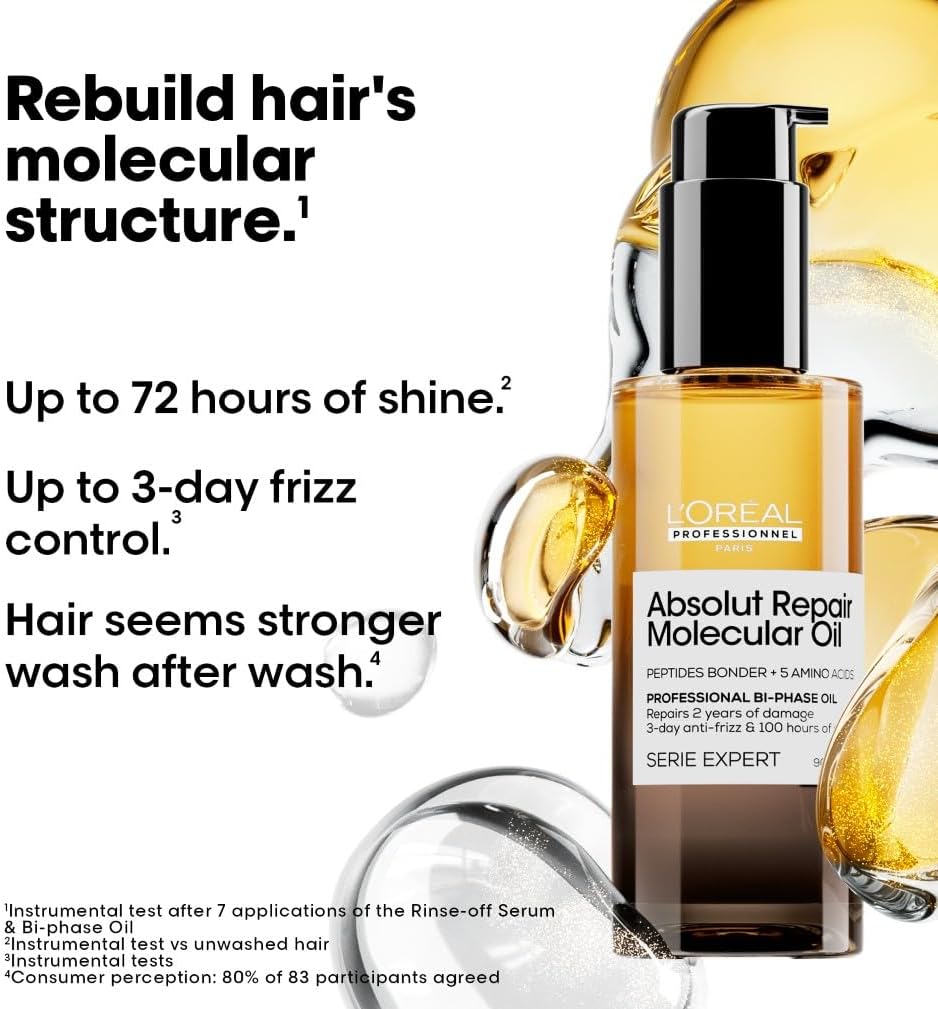 L’Oréal Professionnel Absolut Repair Molecular Bi-phase Hair Oil 90ml
