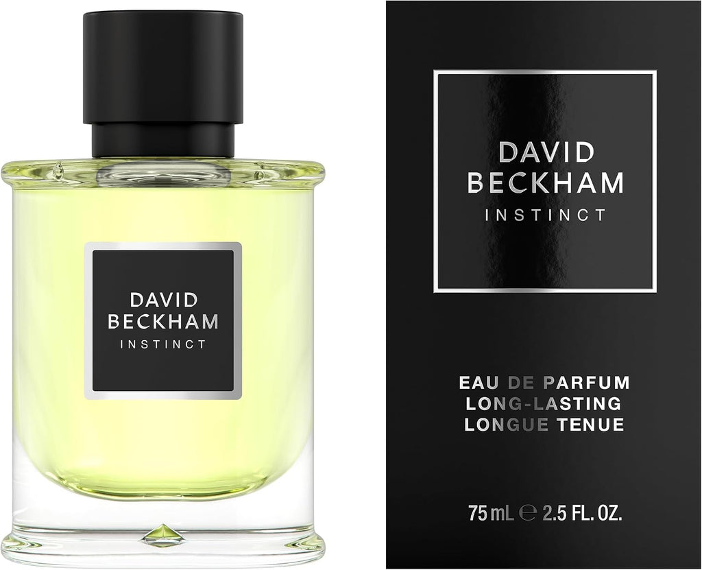 David Beckham Instinct EDP 75ml Men's Bergamot Cardamom & Patchouli Fragrance