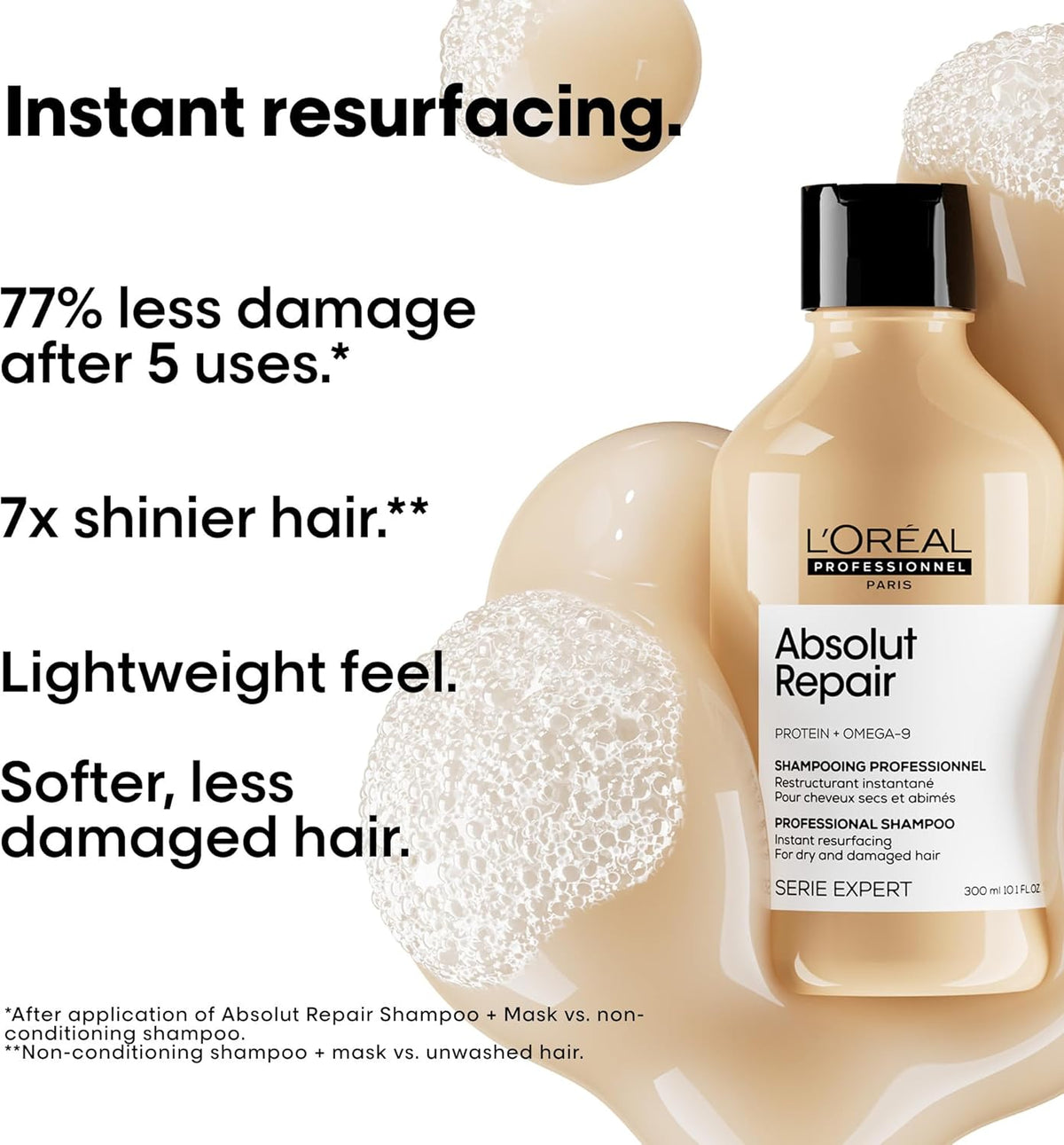 L’Oréal Professionnel Absolut Repair Hydrating Shampoo for Dry & Damaged Hair 250ml