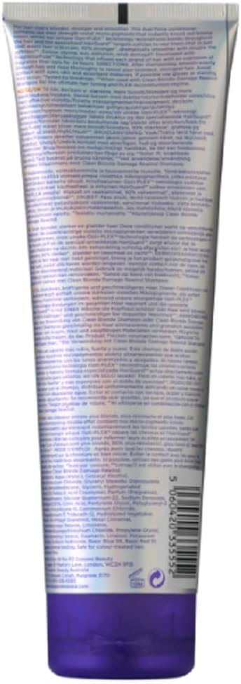 Fudge Professional Clean Blonde Damage Rewind Conditioner 250ml Purple Toning & Hair Repair