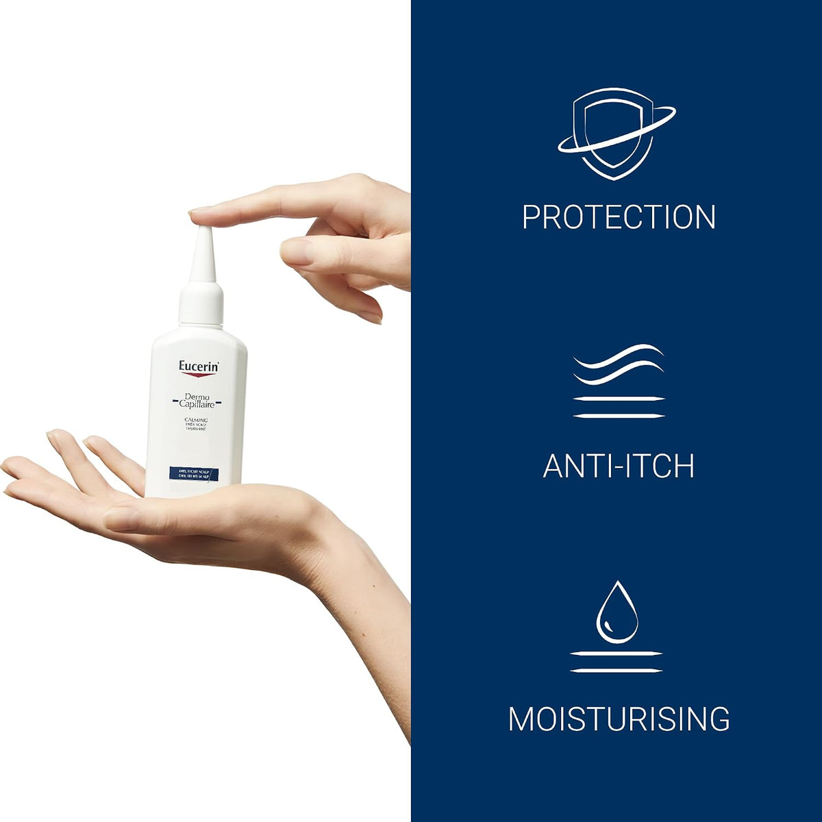 Eucerin DermoCapillaire Calming Urea Scalp Treatment 100ml for Dry & Itchy Scalp Care