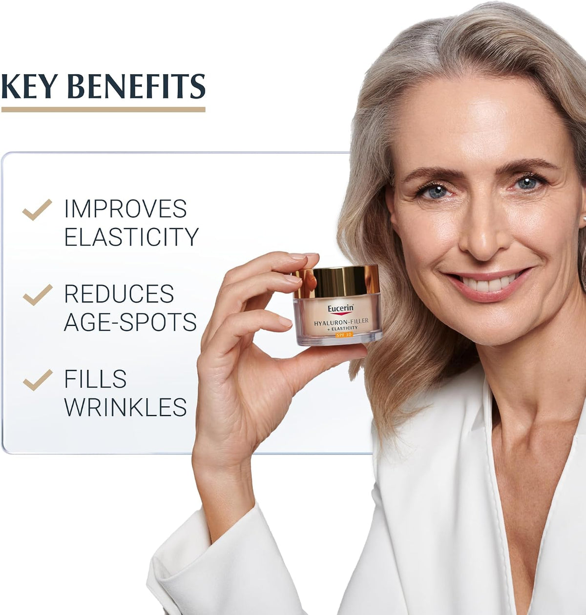 Eucerin Hyaluron-Filler + Elasticity Day Cream SPF 30 50ml