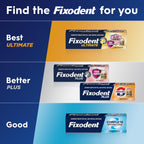 Fixodent Plus Unbeatable Bite Denture Adhesive Cream Flavour Free 40g