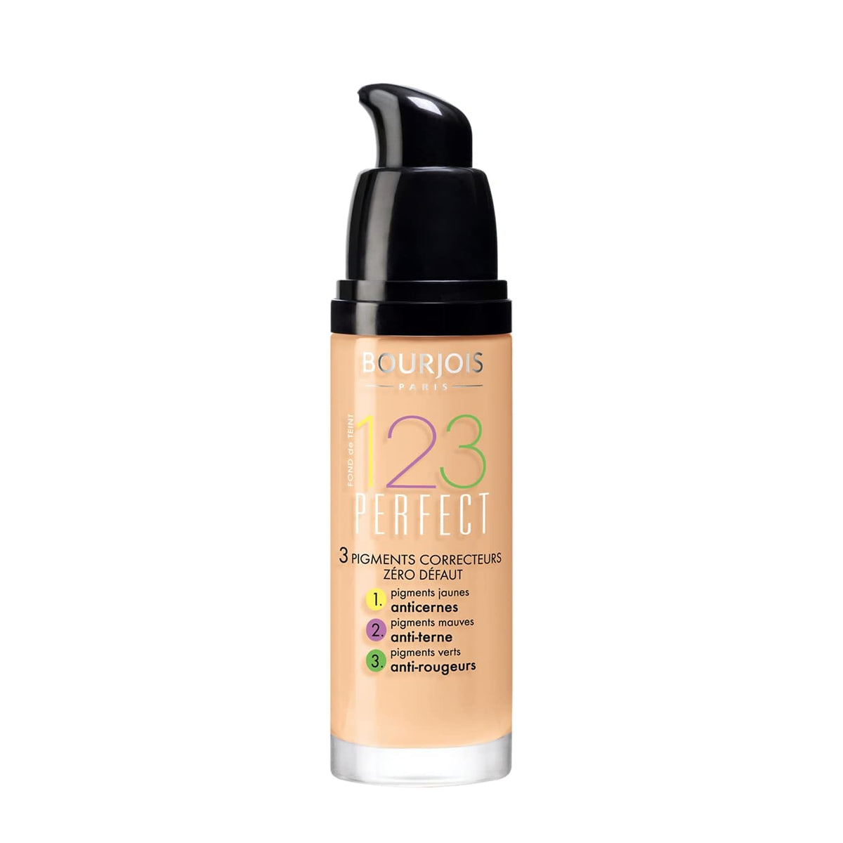 Bourjois 123 Perfect Medium Coverage Liquid Foundation 54 Beige 30ml