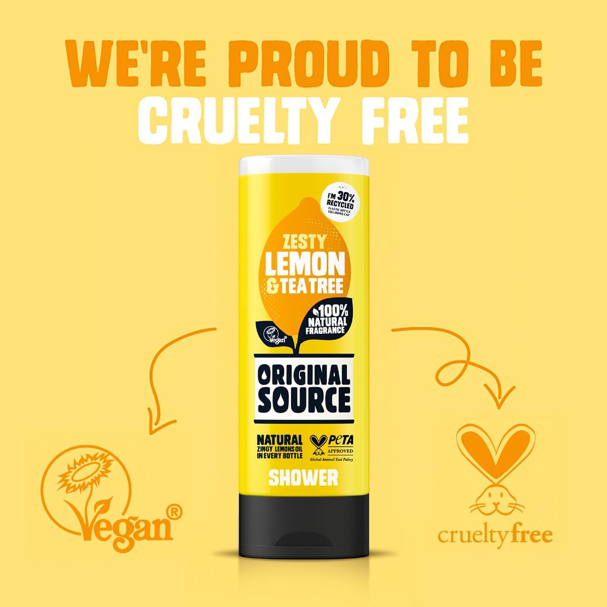 Original Source Zesty Lemon & Tea Tree Shower Gel 250ml