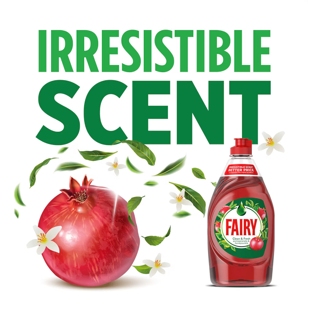 Fairy Clean & Fresh Washing Up Liquid Grapefruit & Pomegranate 320ml