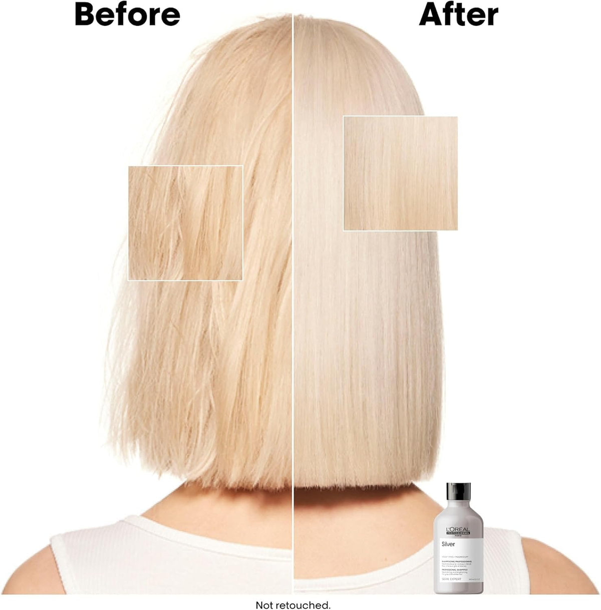 L’Oréal Professionnel Serie Expert Silver Conditioner 200ml for Grey White & Light Blonde Hair