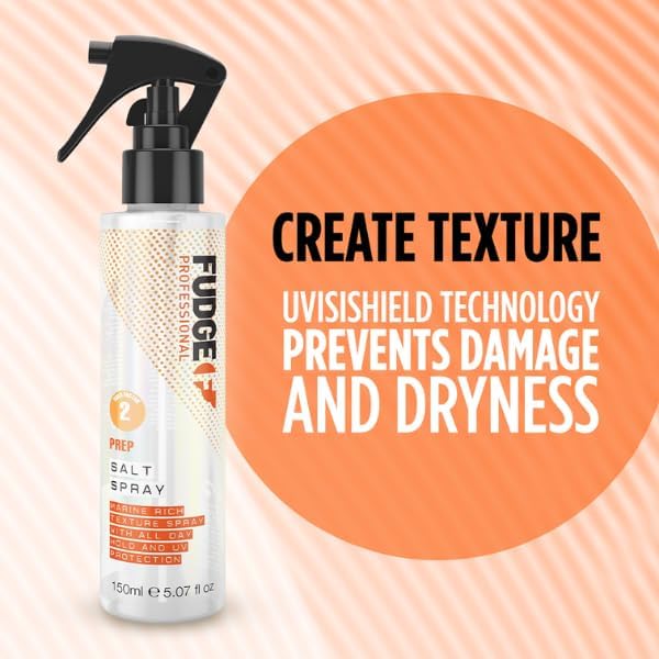 Fudge Professional Salt Spray 150ml Texturizing Sea Salt Spray for Volume & Flexible Hold