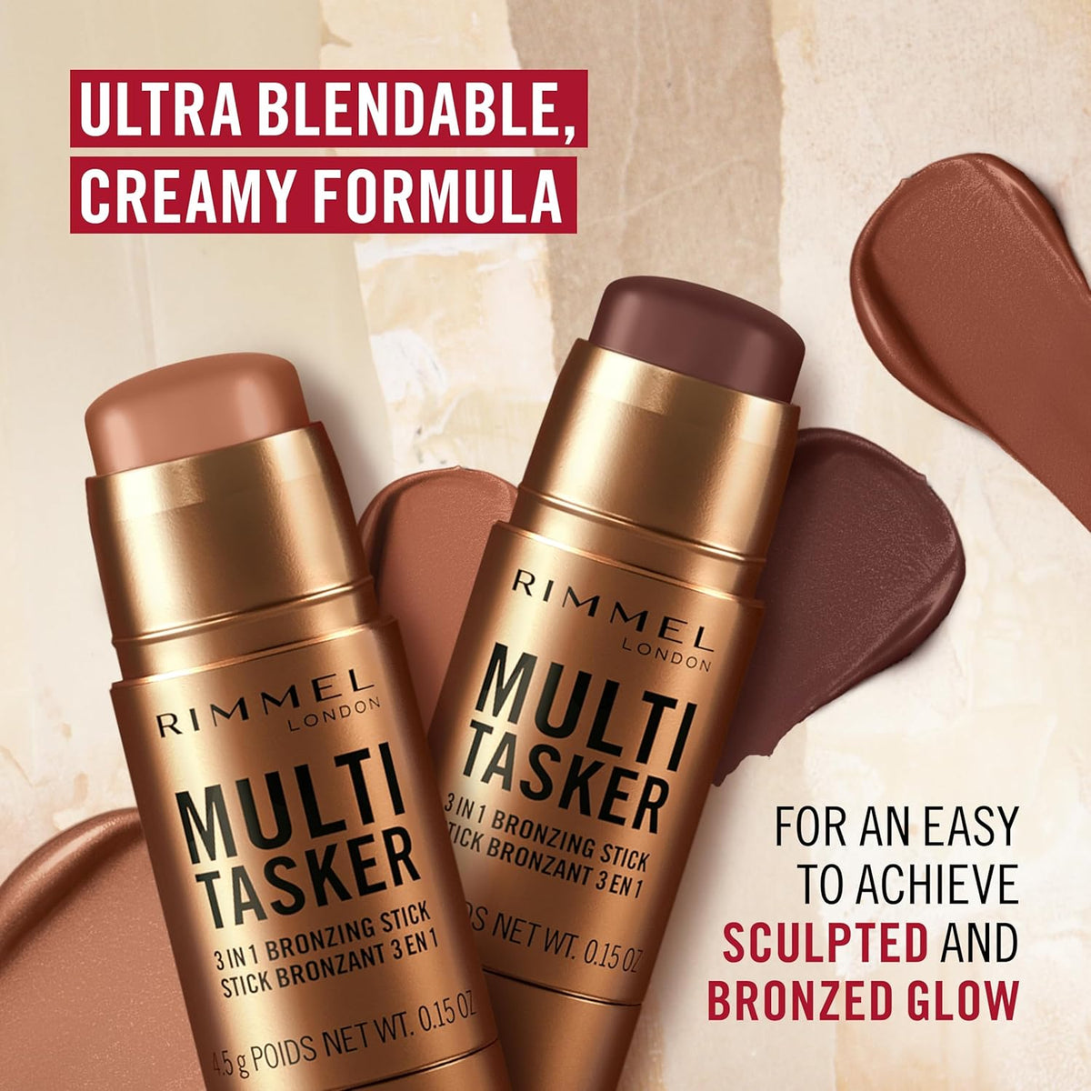Rimmel Multi Tasker 3-in-1 Bronzing Stick 003 Tan