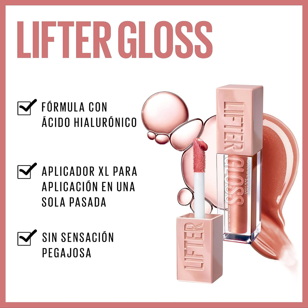 Maybelline Lifter Gloss Hydrating Lip Gloss 006 Reef Coral 5.4ml