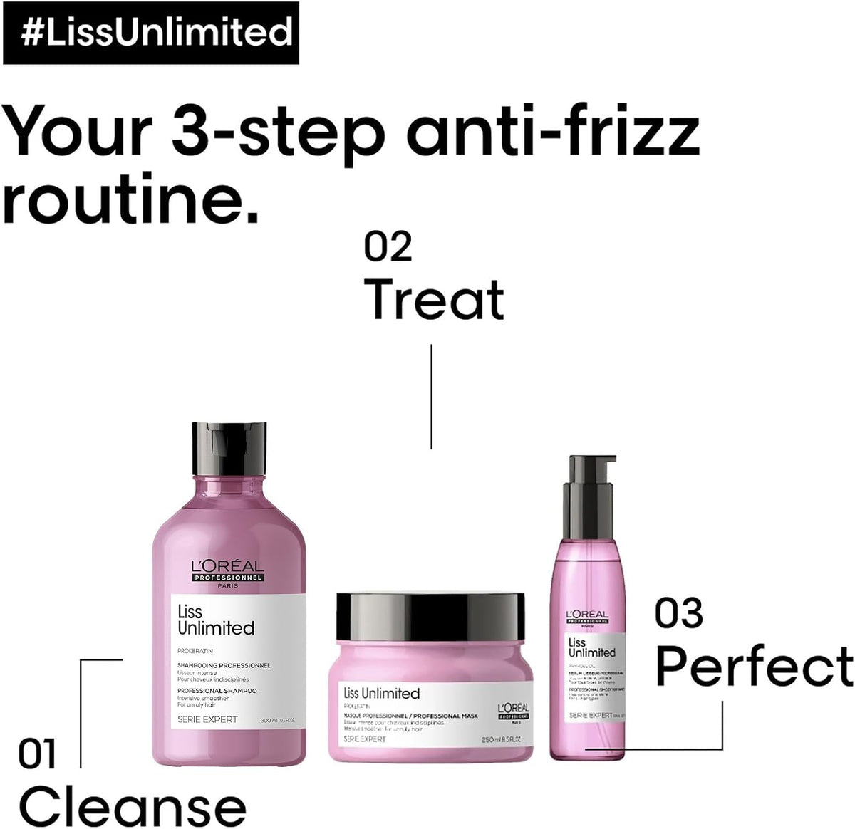 L’Oréal Professionnel Serie Expert Liss Unlimited Shampoo 1500ml