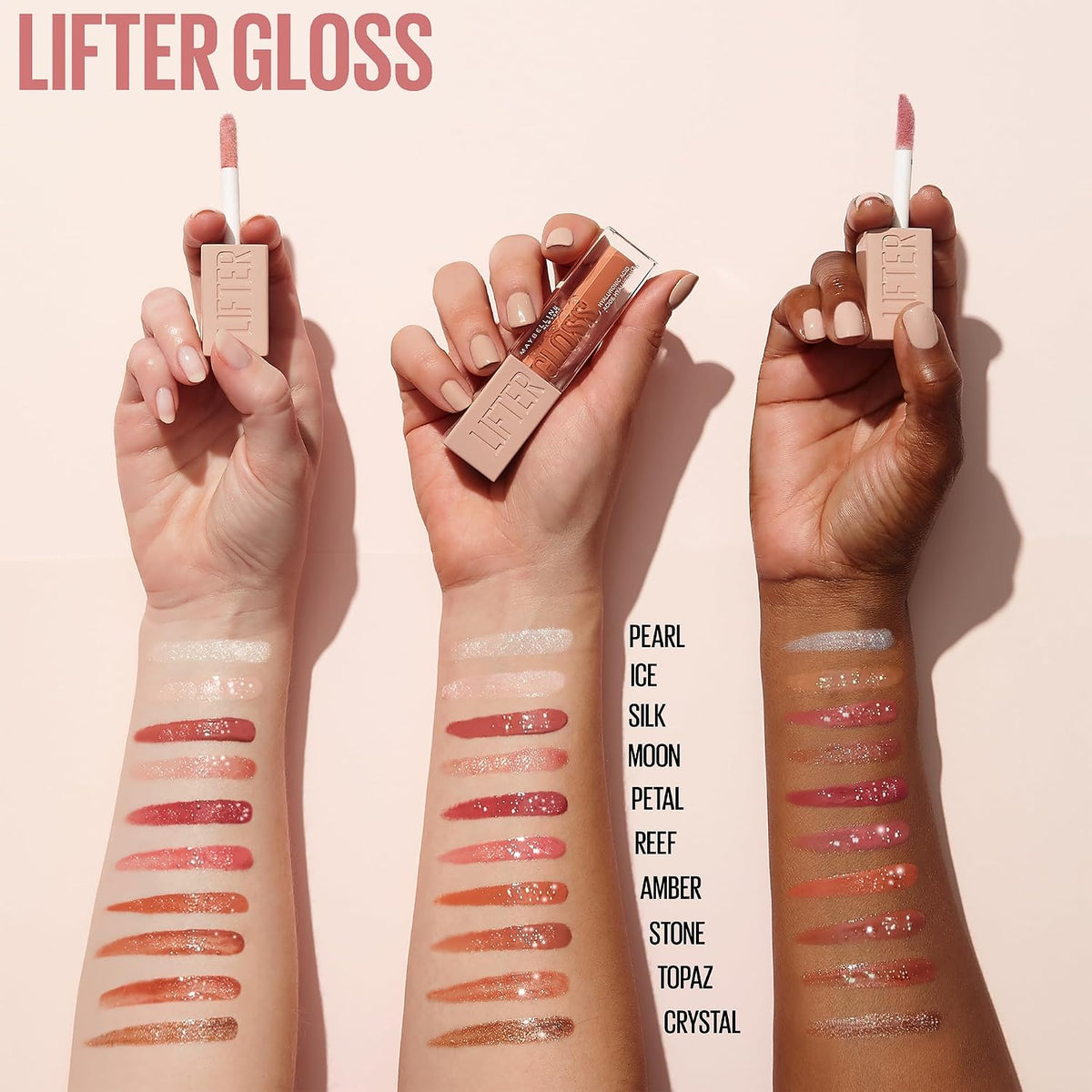 Maybelline Lifter Gloss Hydrating Lip Gloss 006 Reef Coral 5.4ml