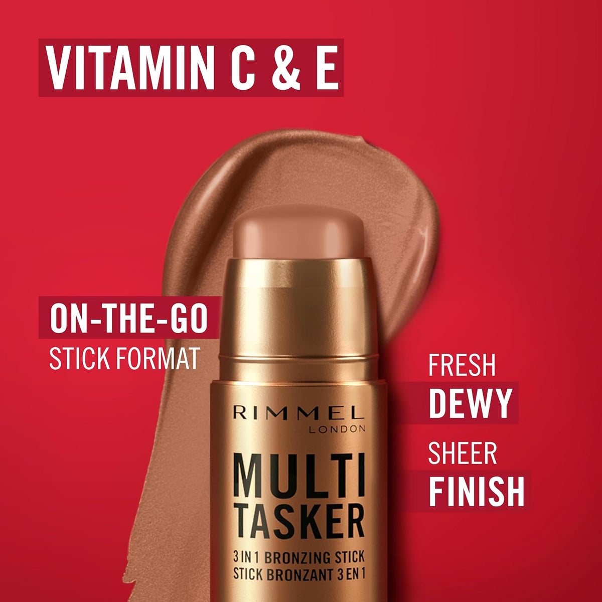 Rimmel Multi Tasker 3-in-1 Bronzing Stick 003 Tan