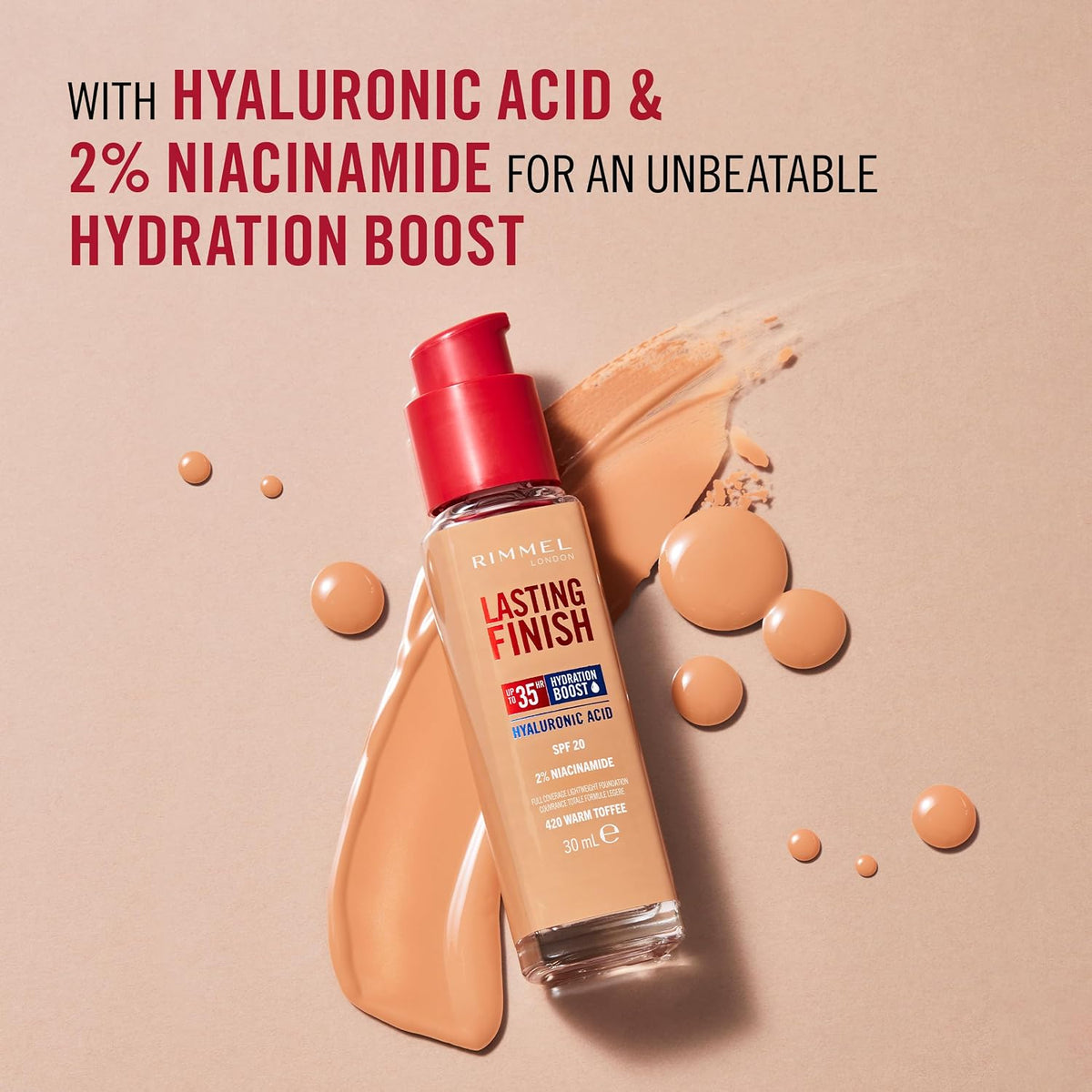 Rimmel Lasting Finish 35Hr Foundation 203 True Beige SPF20
