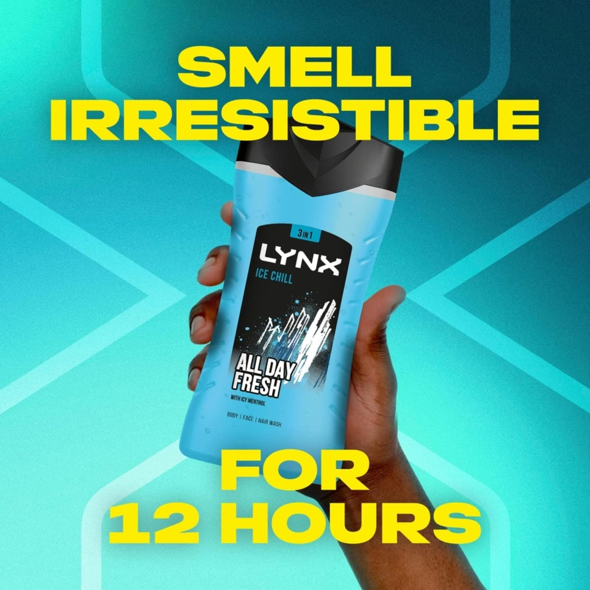 LYNX Ice Chill 3-in-1 Shower Gel Cooling Mint & Lemon 225ml