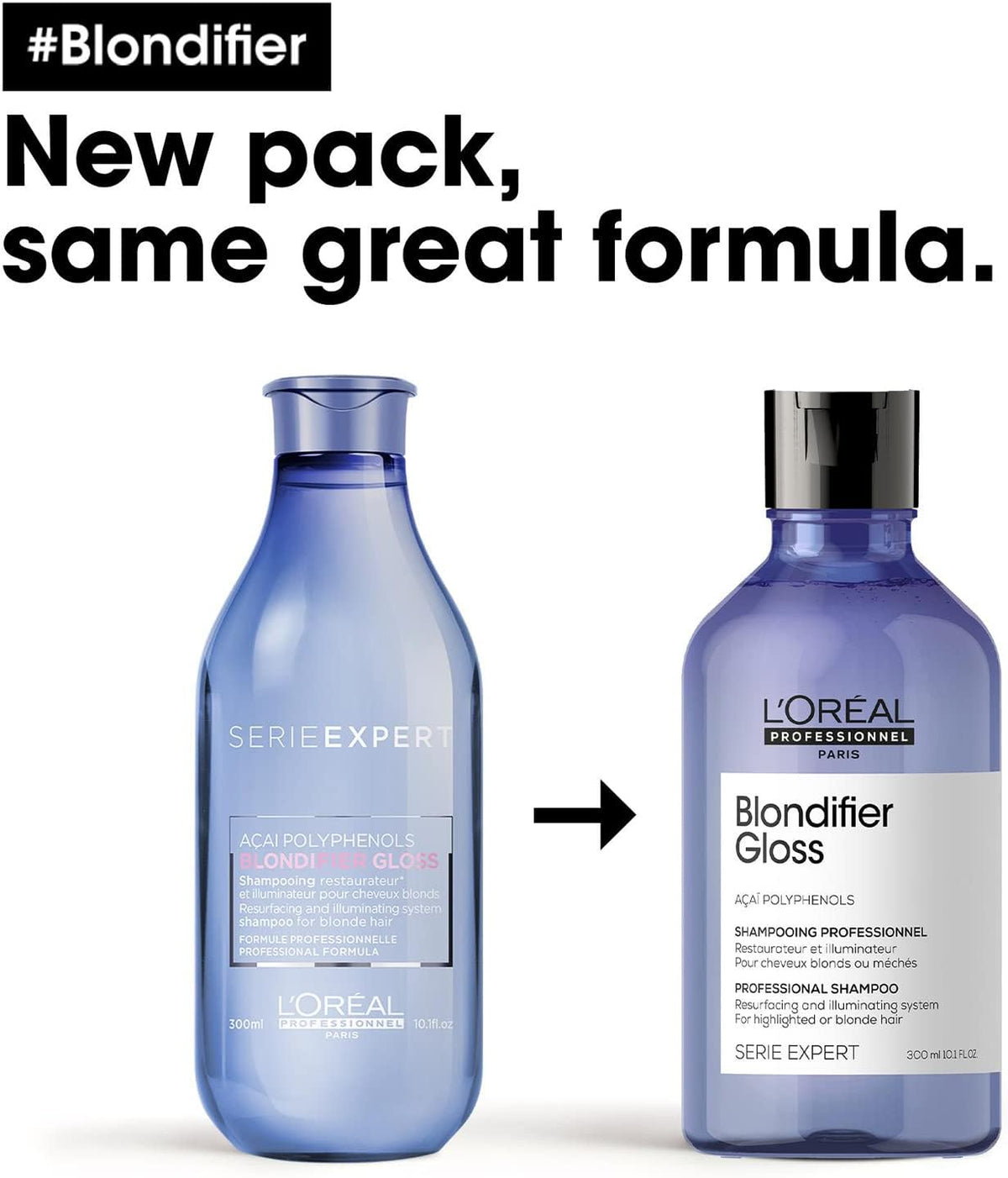 L’Oréal Professionnel Serie Expert Blondifier Gloss Shampoo for Blonde Hair 300ml