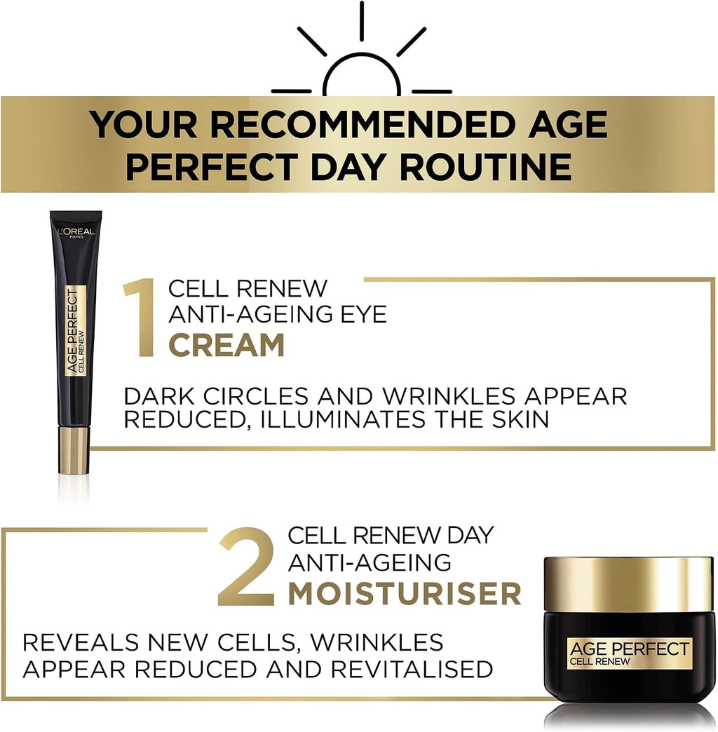 L'Oréal Paris Age Perfect Cell Renew Day Cream Moisturiser 50ml