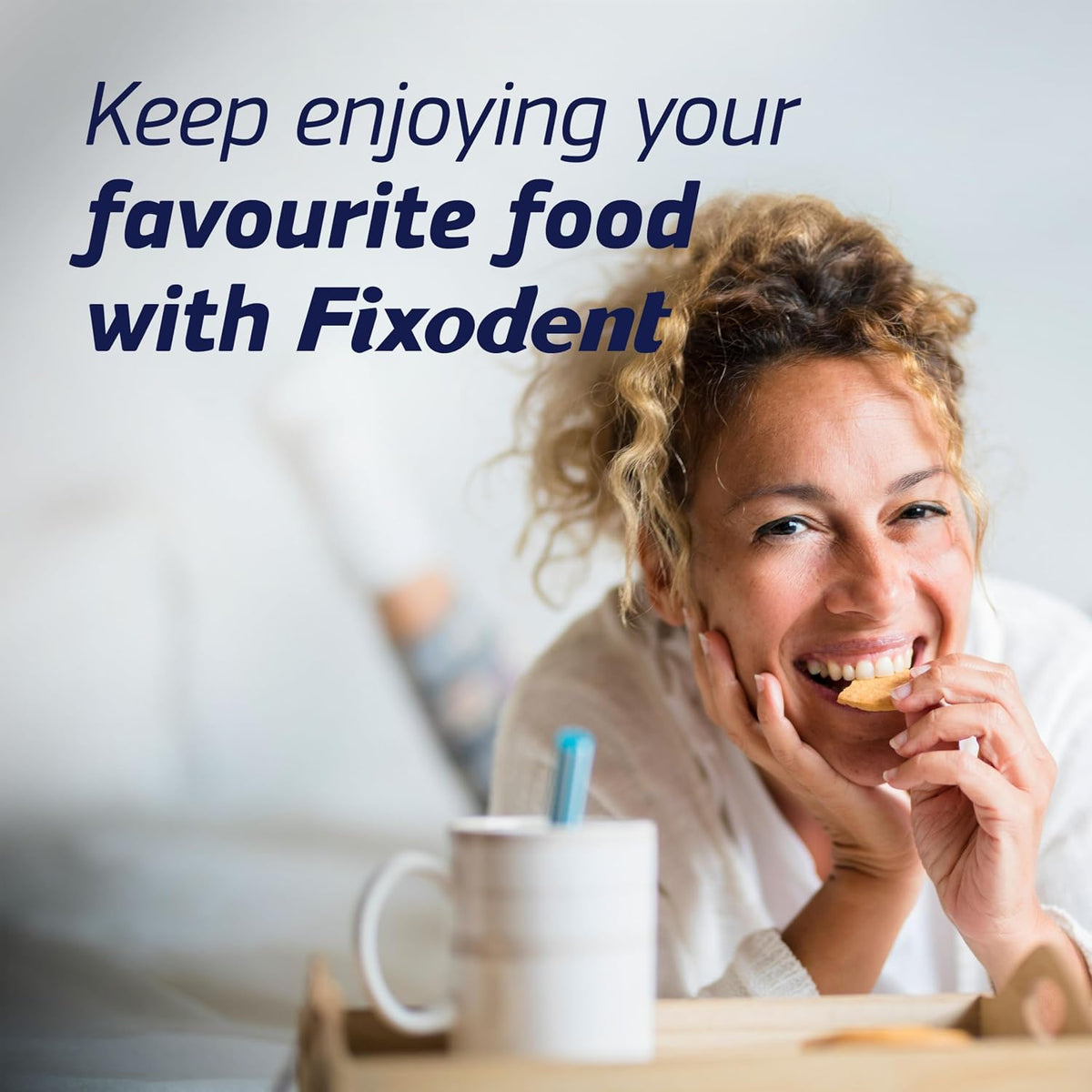 Fixodent Plus Unbeatable Bite Denture Adhesive Cream Flavour Free 40g