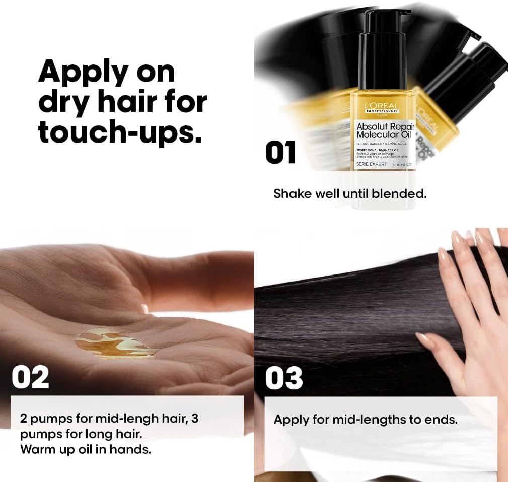 L’Oréal Professionnel Absolut Repair Molecular Bi-phase Hair Oil 90ml
