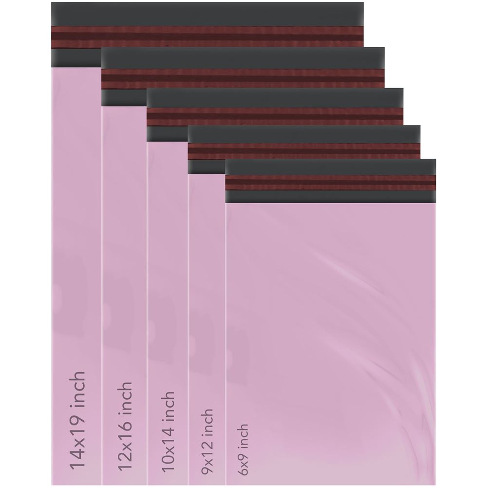 Strong Pink Mailing Bags Mailers Postage Bags Self Seal Bag All Sizes
