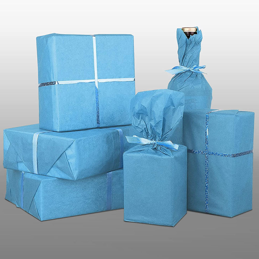 Turquoise Acid-Free Tissue Paper 50cm x75cm Large Gift Wrap Eco Friendly