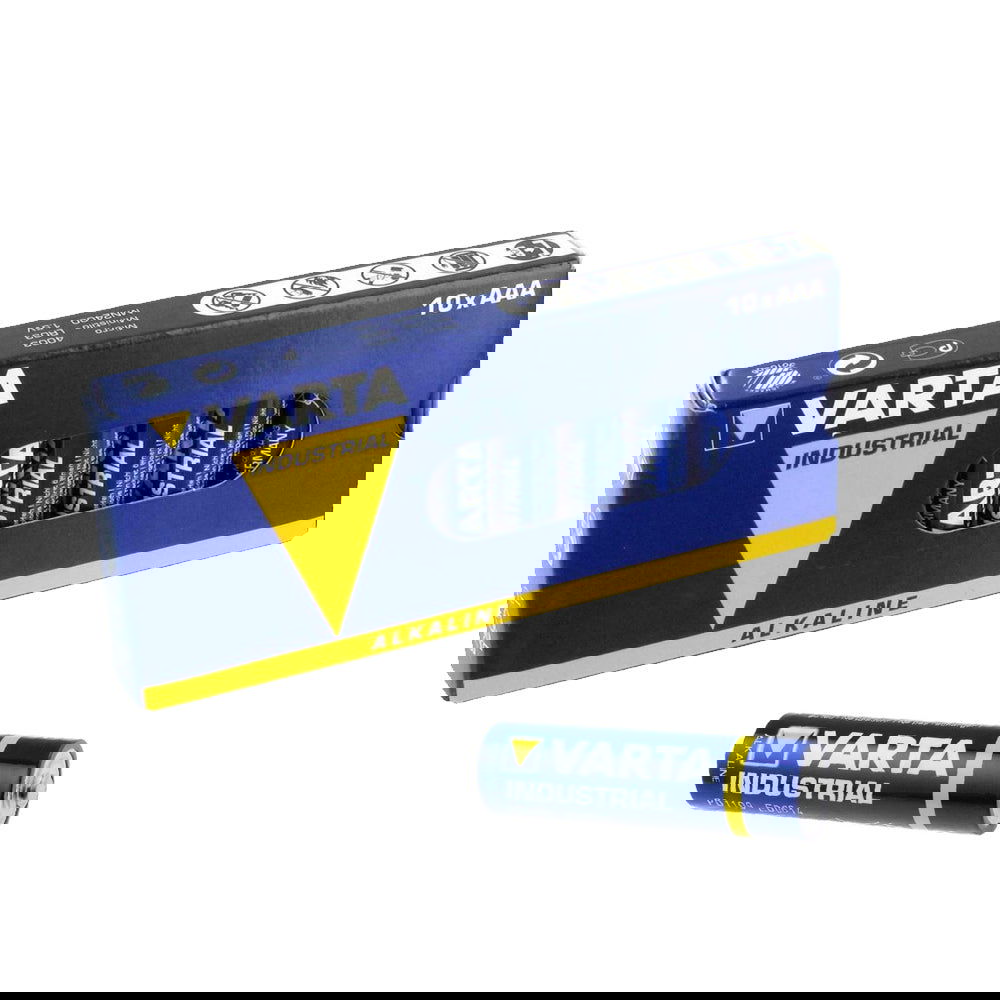 Varta AAA Industrial Alkaline Batteries LR03, 4003 Long Expiry - All Packs