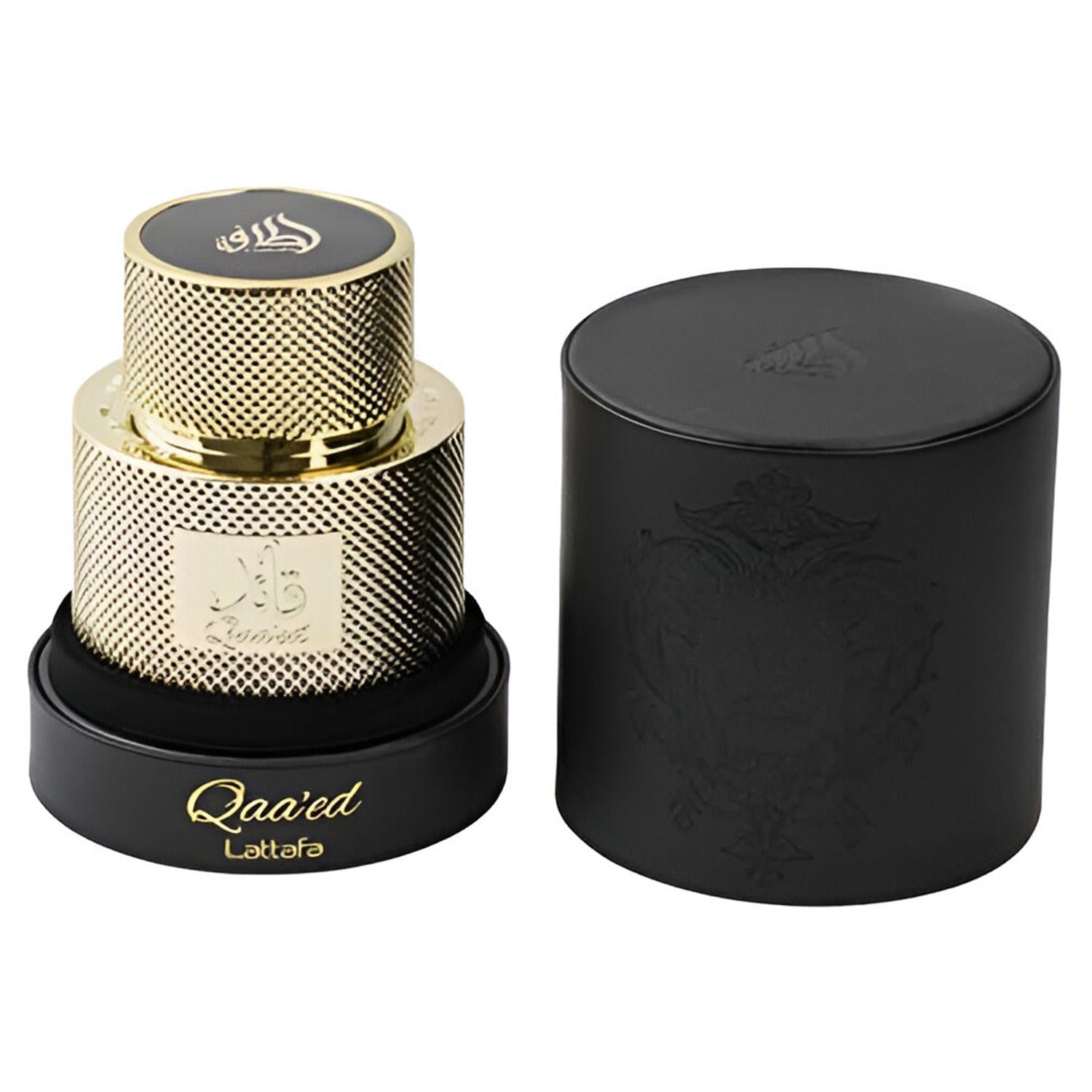 Qaa’ed Arabic Oud Perfume 100ml - Unisex Oriental Fragrance with Cardamom, Cedar, and Exotic Musk for Men & Women