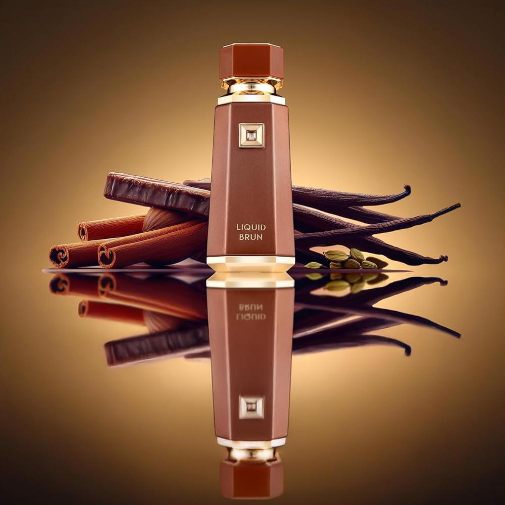 French Avenue Liquid Brun Eau De Parfum - 100ml, Rich Woody Scent with Subtle Spice