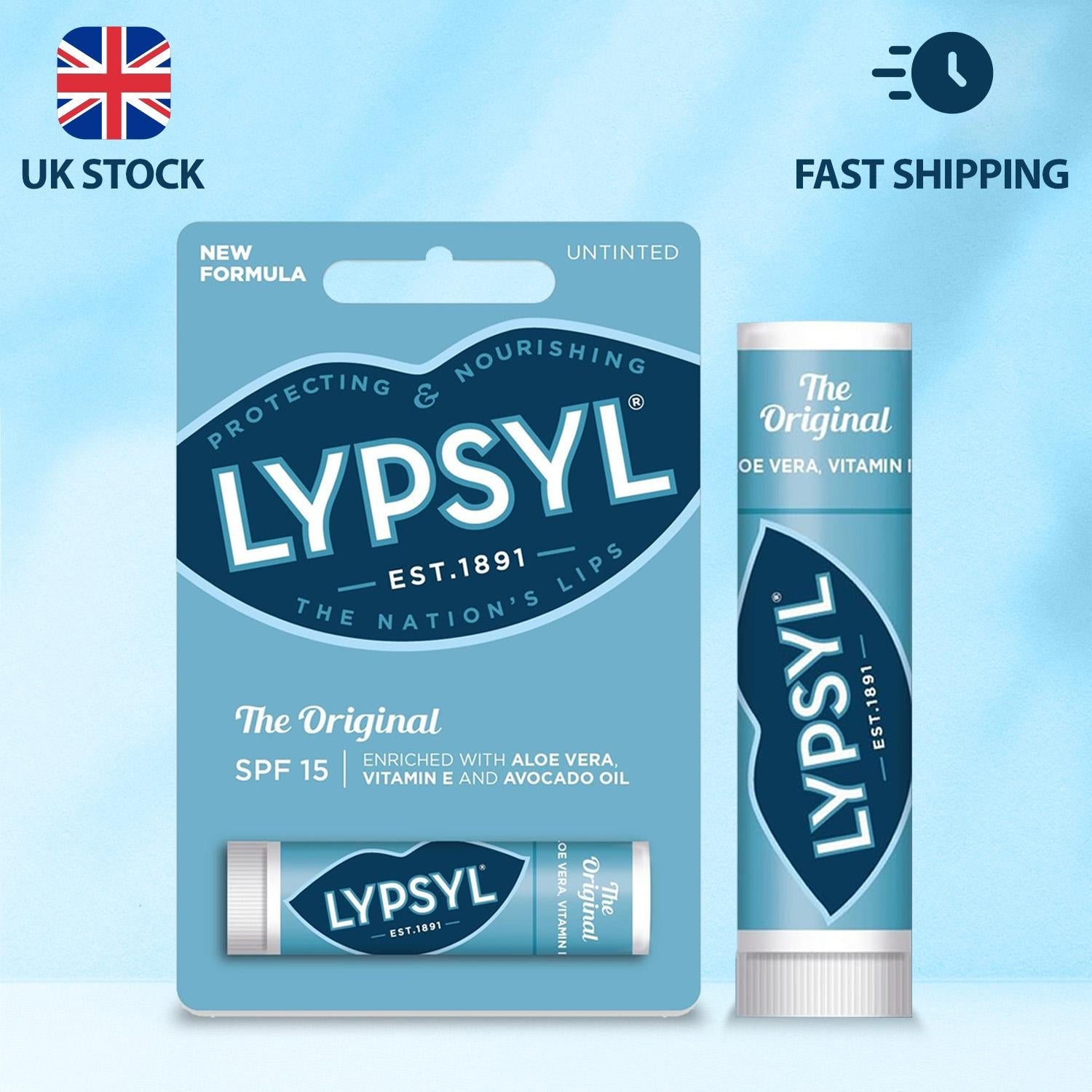 Lypsyl The Original Lip Balm - Ultra Moisturizing & Long-Lasting Lip Care for Dry and Chapped Lips - Moisturize, Skincare Smooth Daily