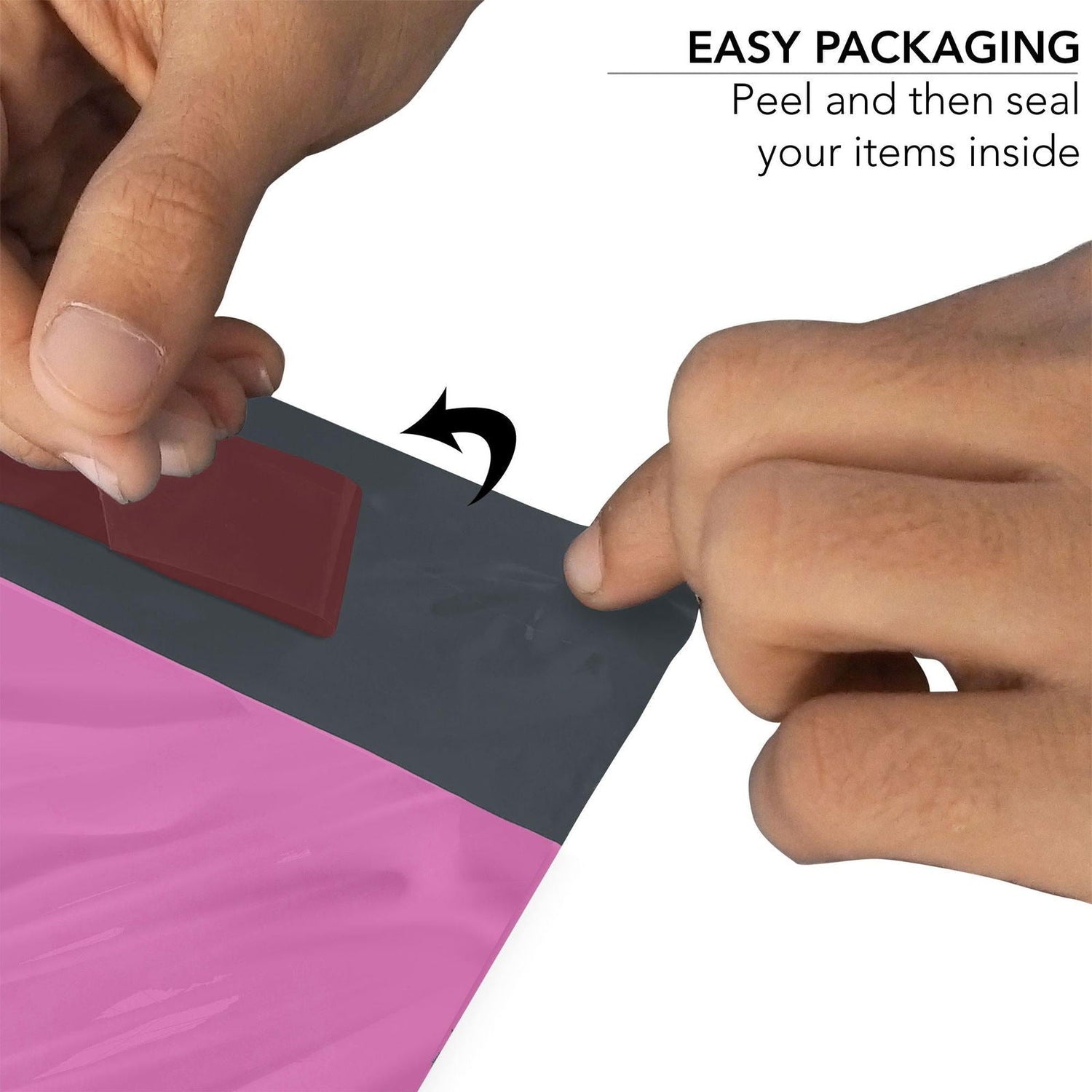 iSOUL 60 Mixed Size Mailing Bags Self-Seal Closure Postage Bags Envelopes for Posting Clothes, Tempered Proof, and Secure Medium Postal Packaging Bags