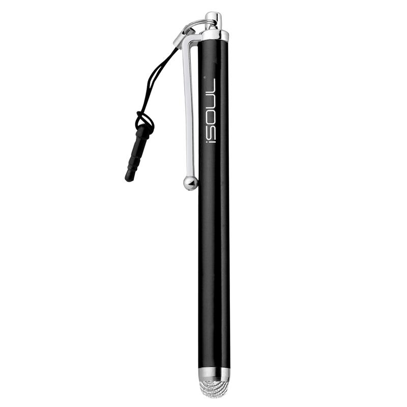 iSOUL Capacitive Touchscreen Stylus Pen for Tablets & Smartphones Black