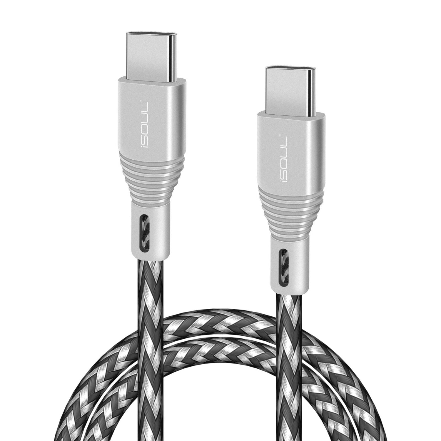 iSOUL USB C to C Cable with 60W 3A Power Delivery for Fast Charging