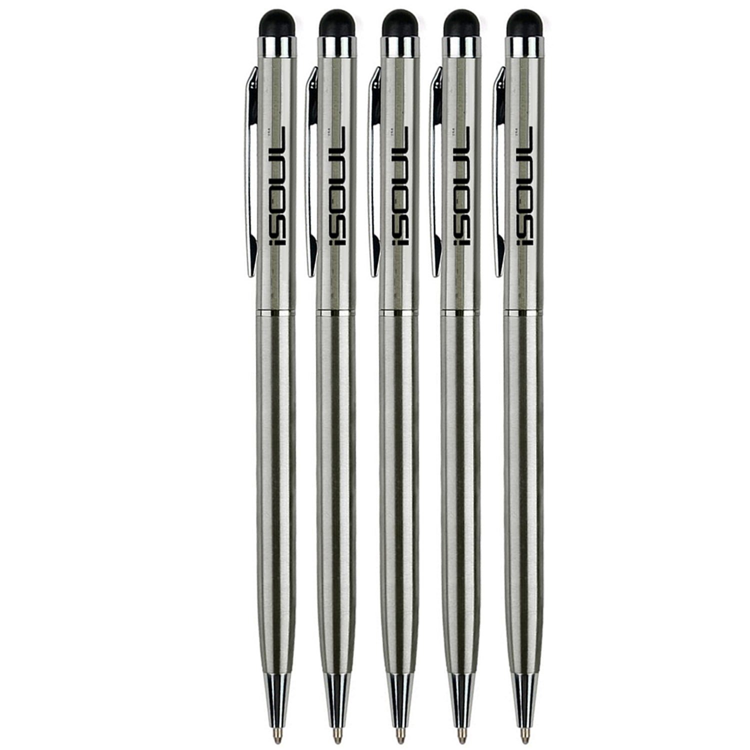 iSoul Stylus Touch Pens For Any Touch Screen Phones & Tablets - 5 Pack