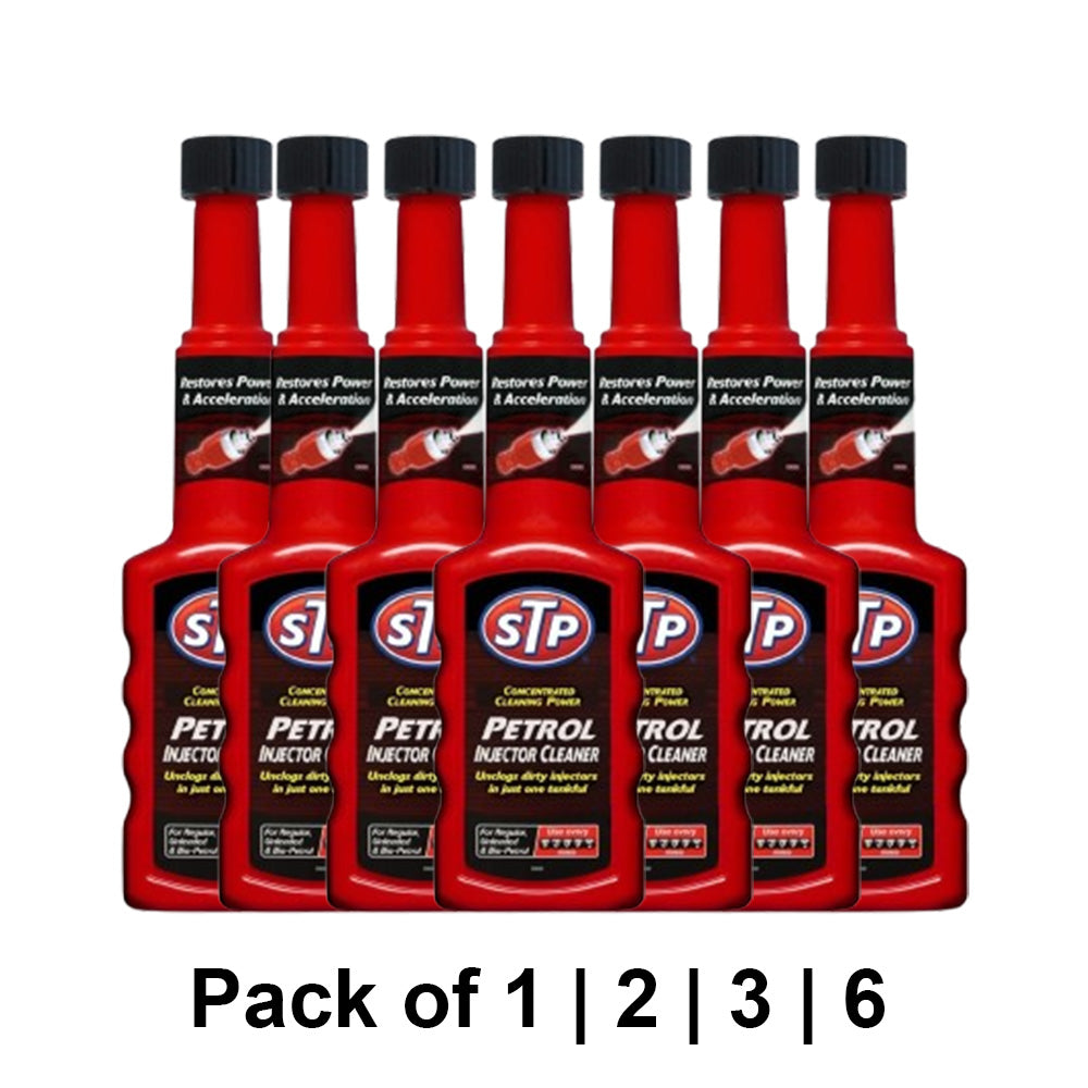STP Petrol Injector Cleaner 200ml – Fuel System Additive (Multi-Pack Options)